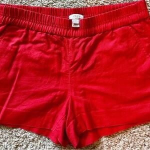 J.Crew linen shorts, size 2